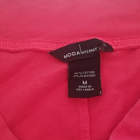 Moda International Bright Pink Stretch Mini Skirt - Picture 4 of 4